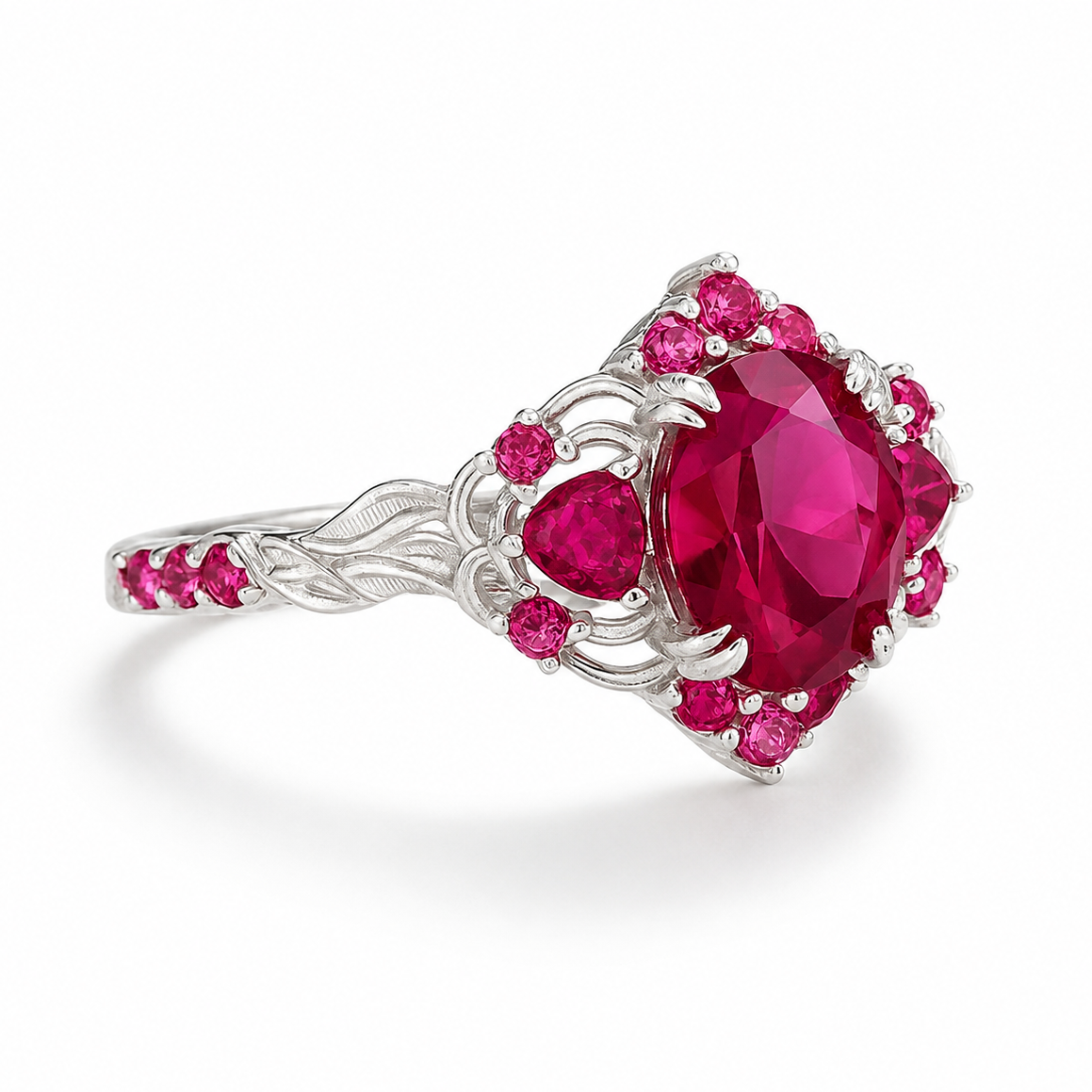 Lilly Pink Sapphire Ring
