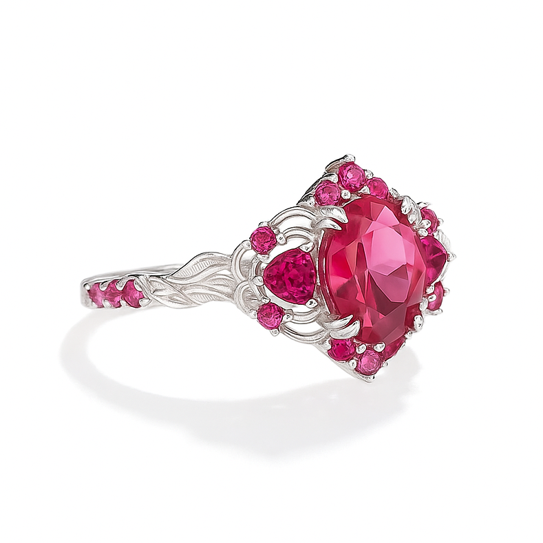 Lilly Pink Sapphire Ring