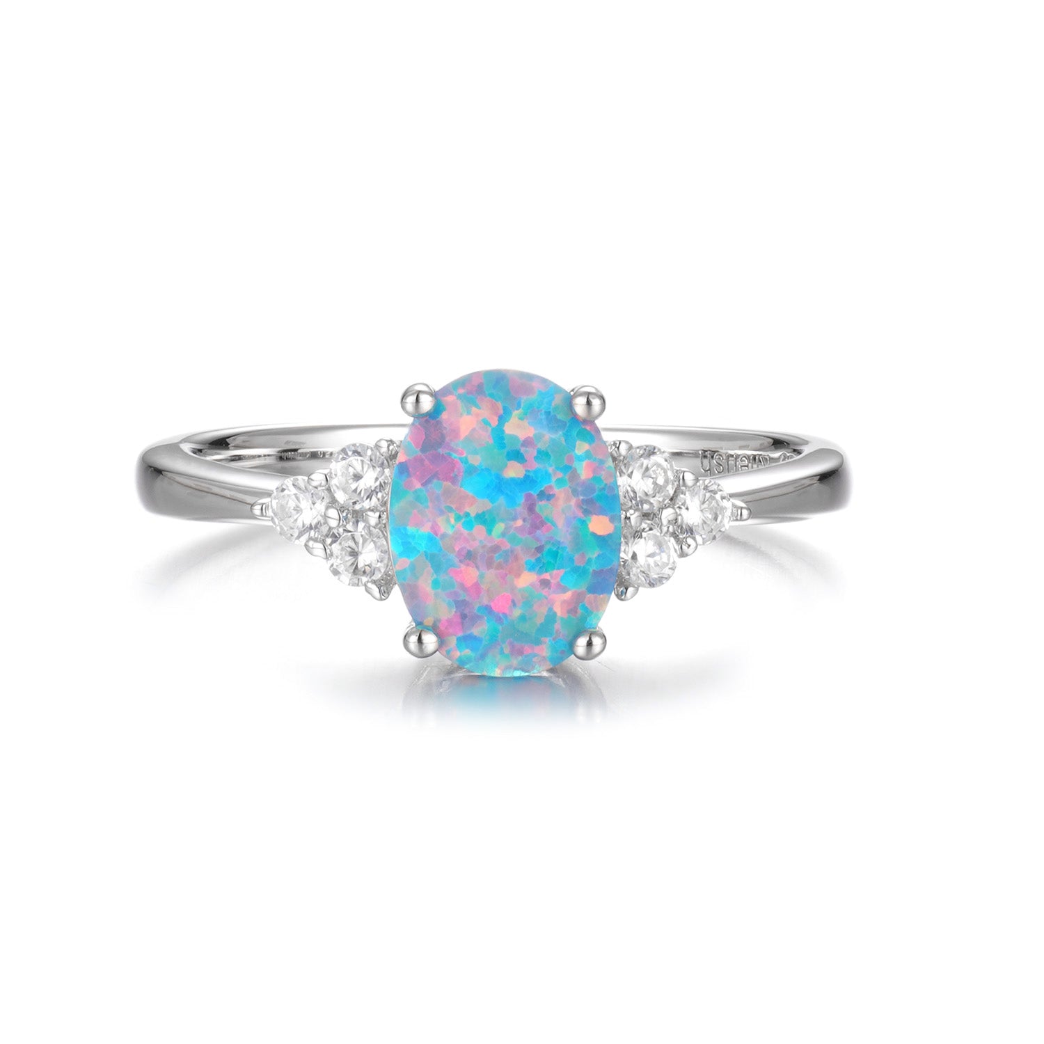 Tya Blue Fire Opal Ring