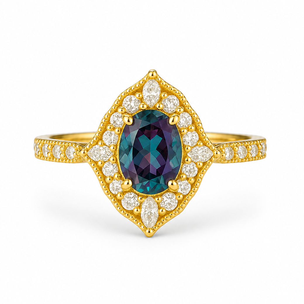 Ash Opal Ring