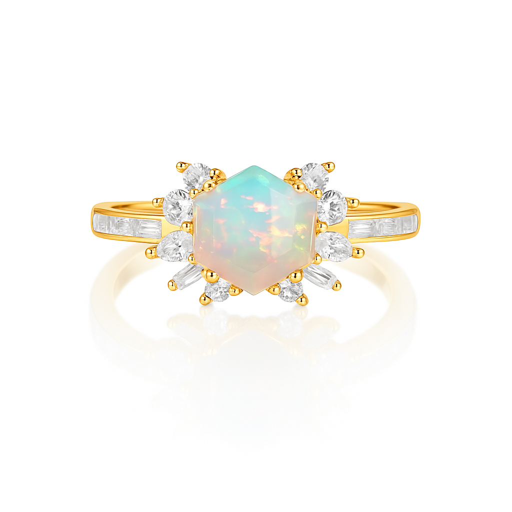 Uare Opal Ring Gold