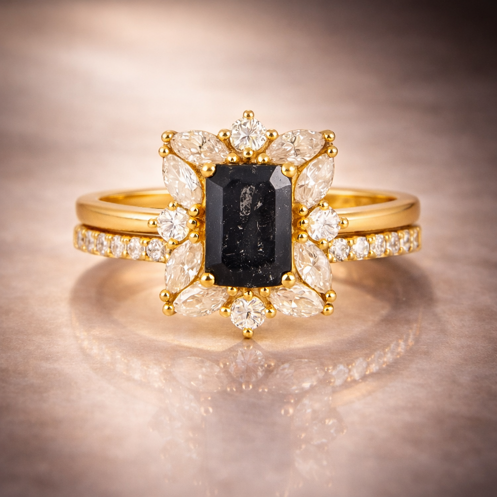 Elegant handmade gold rings with unique designs