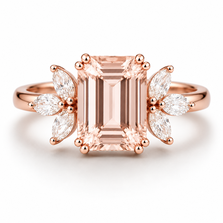 Ivy Morganite Ring 