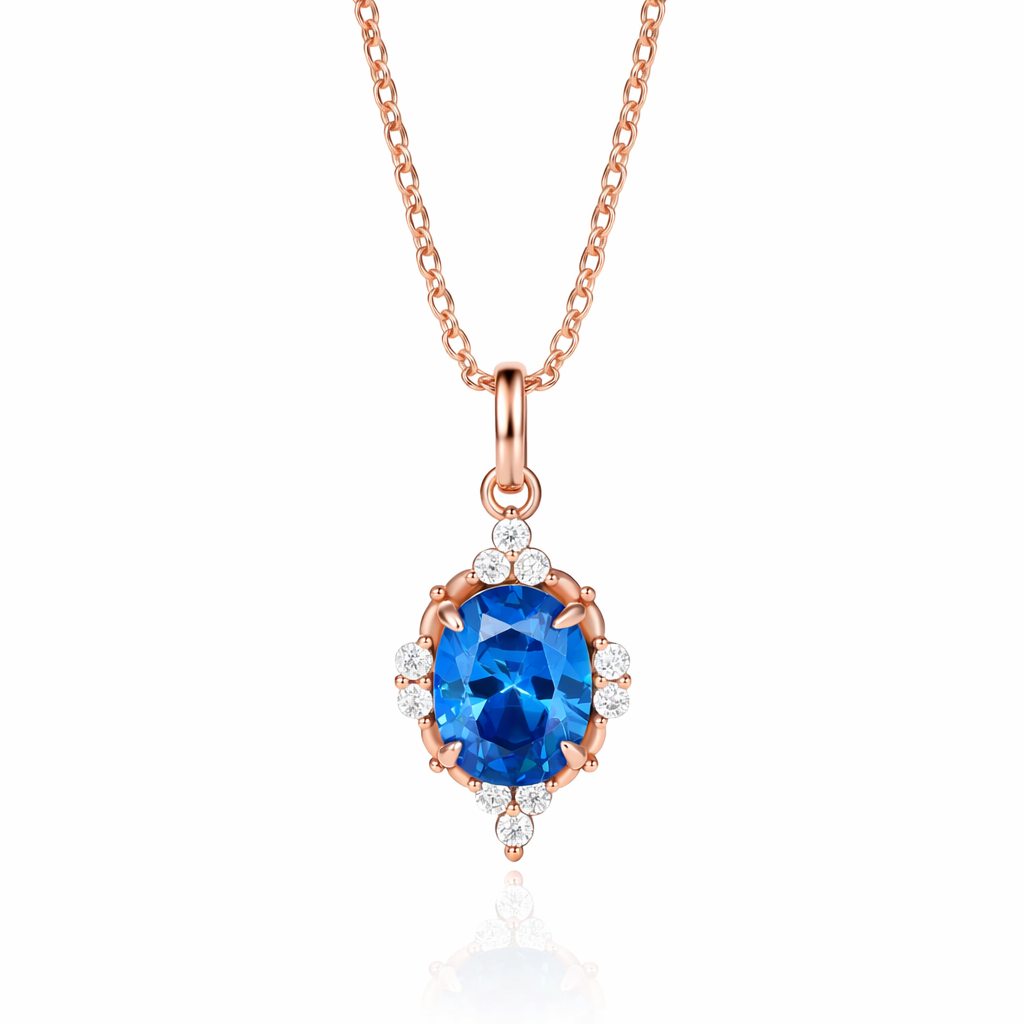 Brya Fire Opal Necklace Gold