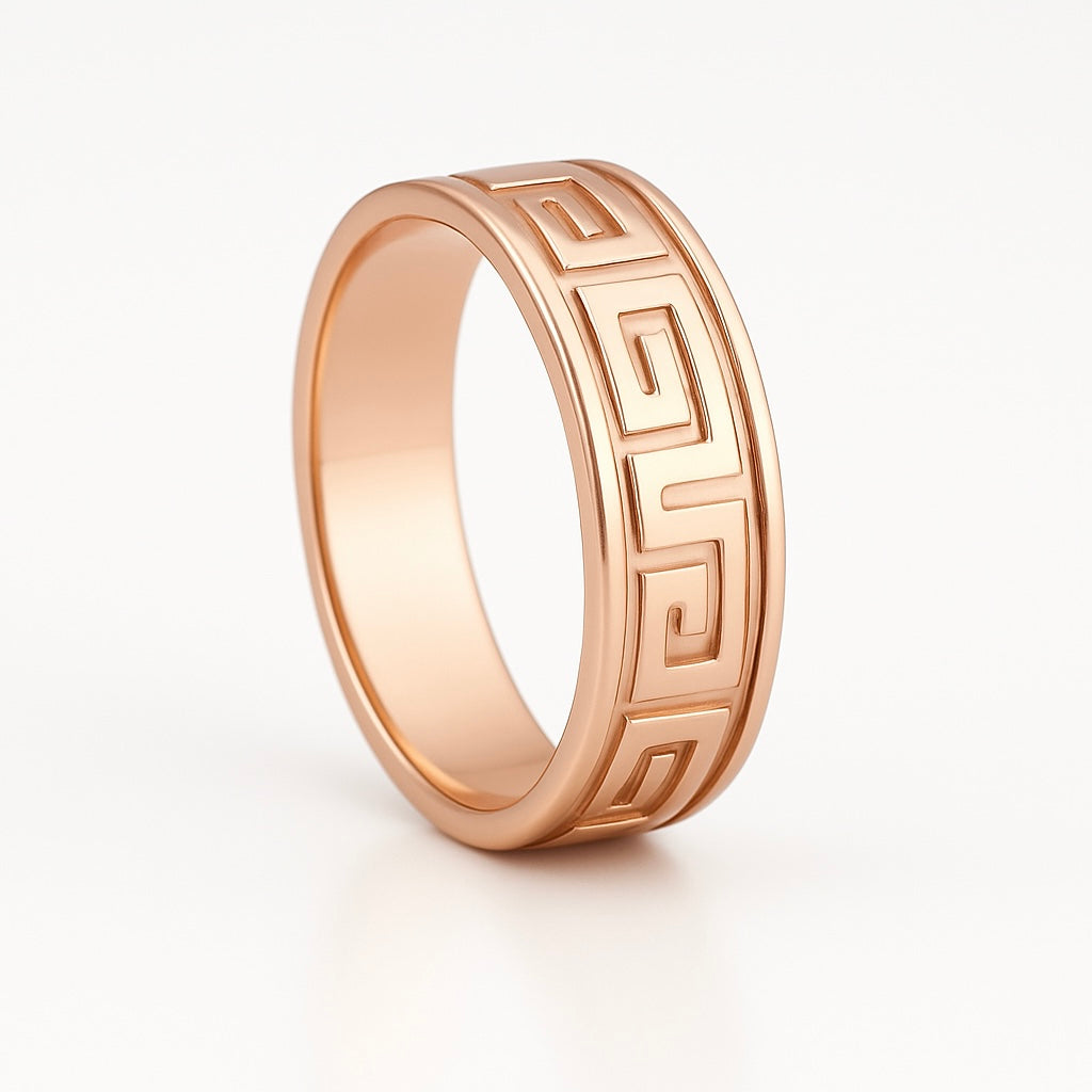 Daniel 14K Rose Gold Men's Wedding Ring