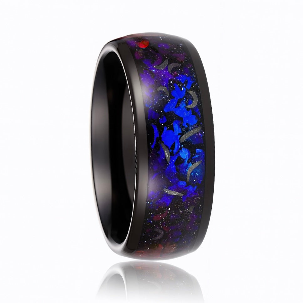 Cory Orion Nebula Men's Wedding Band