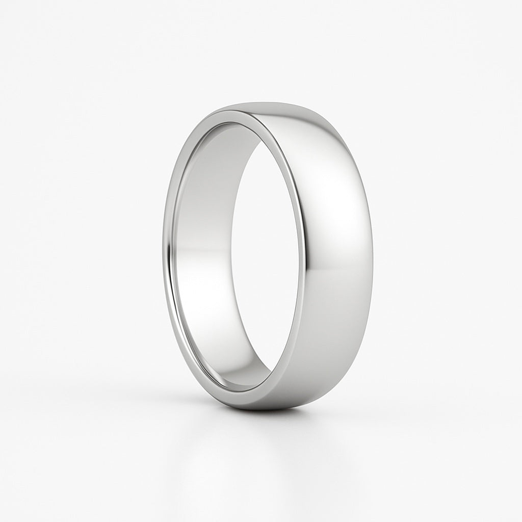 Troy 8mm Tungsten Men's Wedding Band