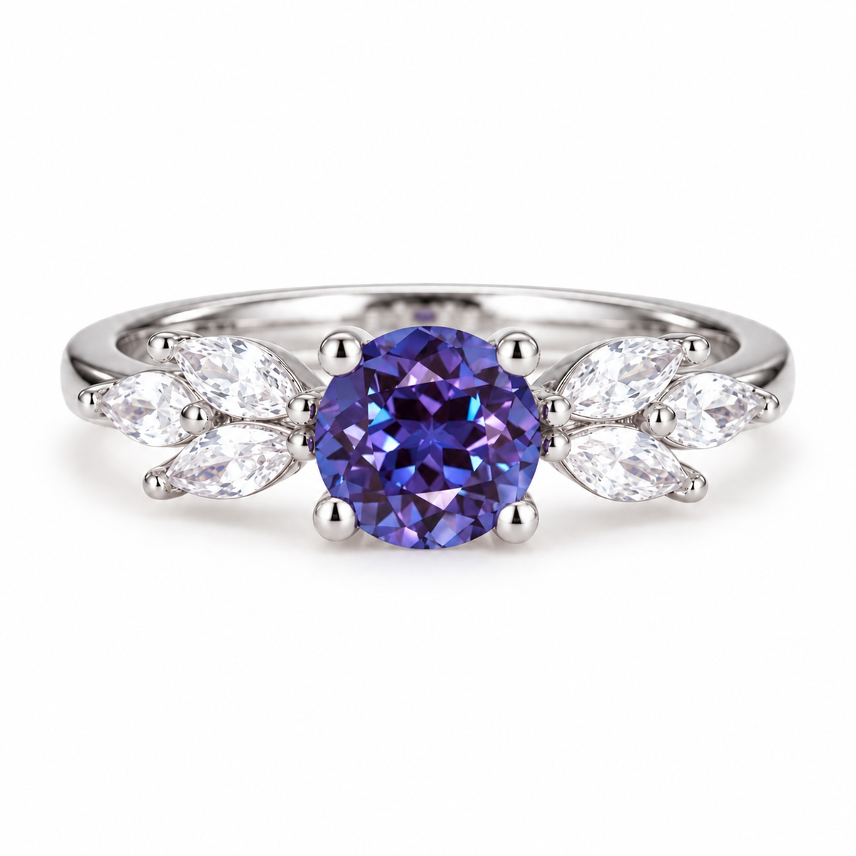Ada Alexandrite Ring Sterling Silver