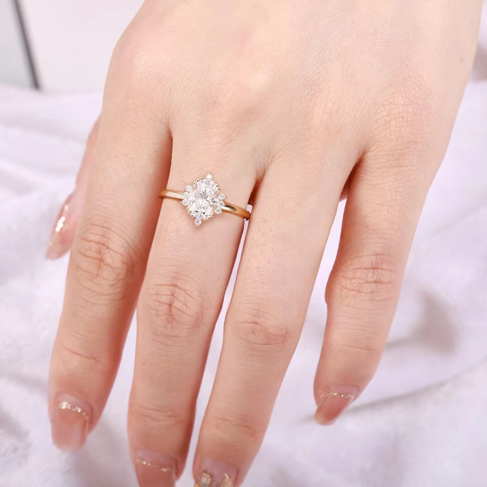 Erica Moissanite Ring