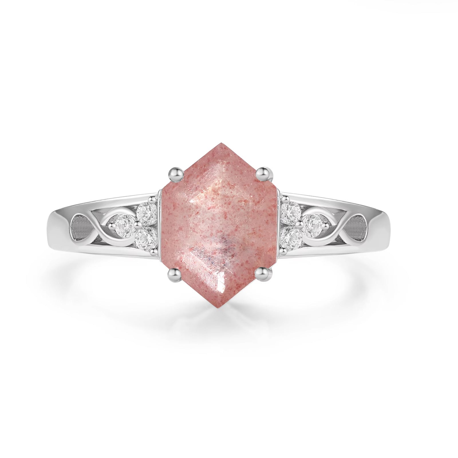 Agi Strawberry Quartz Ring