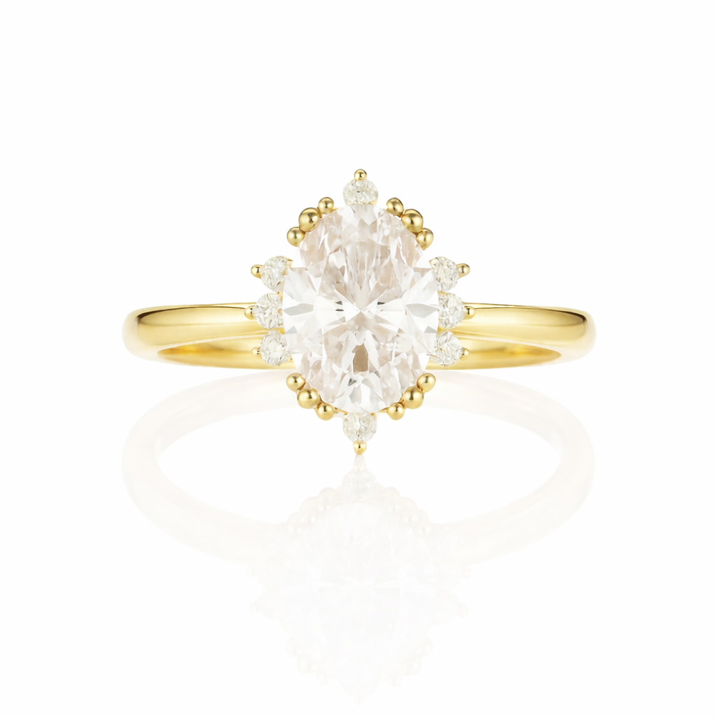 Erica Moissanite Ring