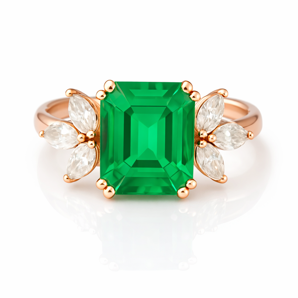 Ivy Ruby Ring Rose Gold