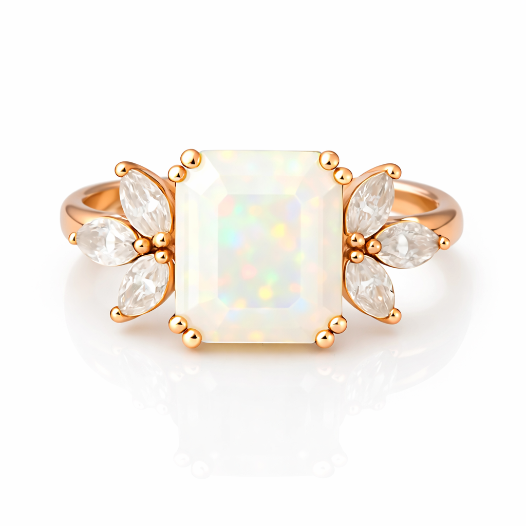 Ivy Ruby Ring Rose Gold