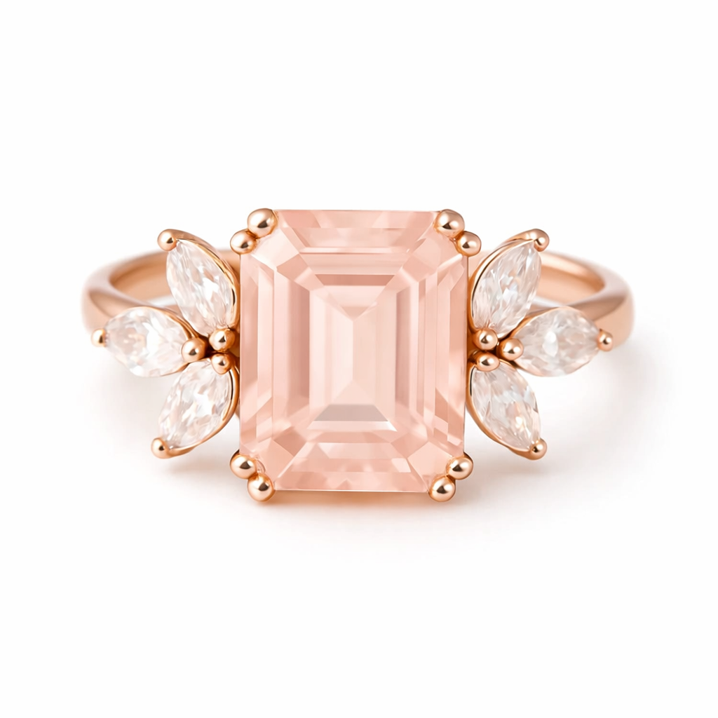 Ivy Ruby Ring Rose Gold