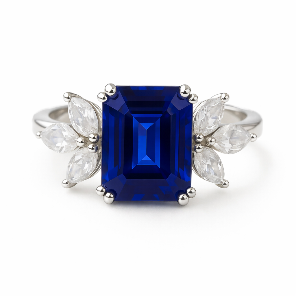 Ivy Ruby Ring Sterling Silver