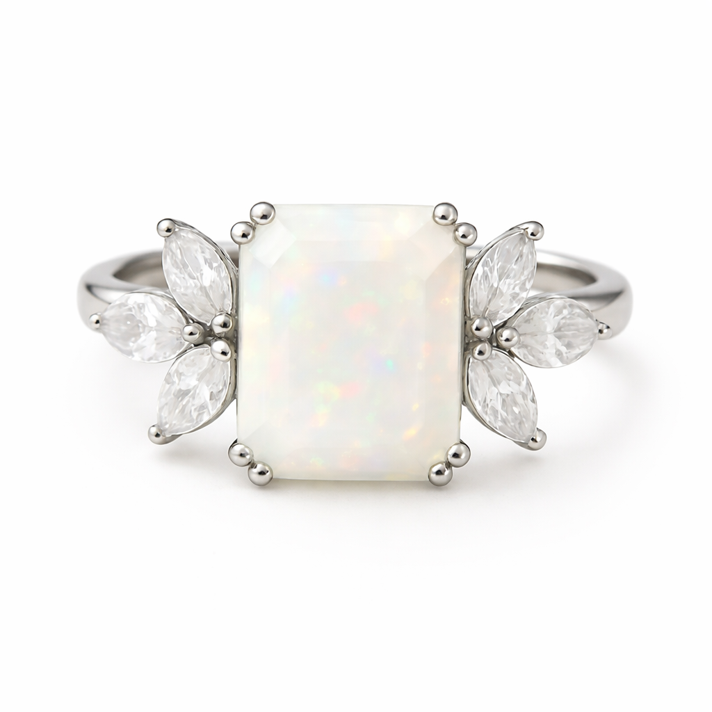 Ivy Ruby Ring Sterling Silver