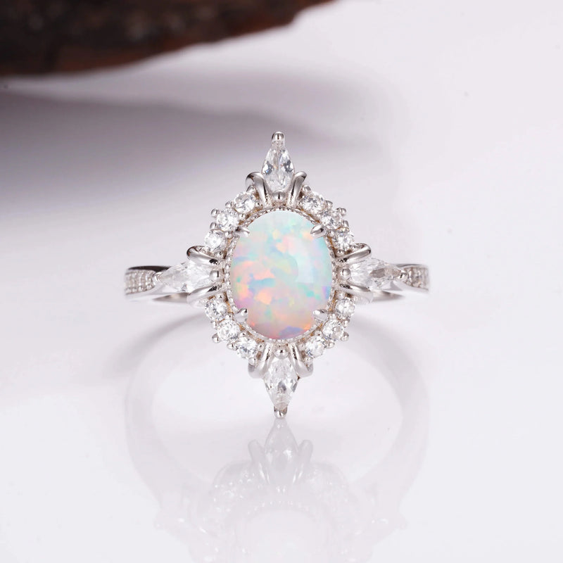 Fire Opal ring