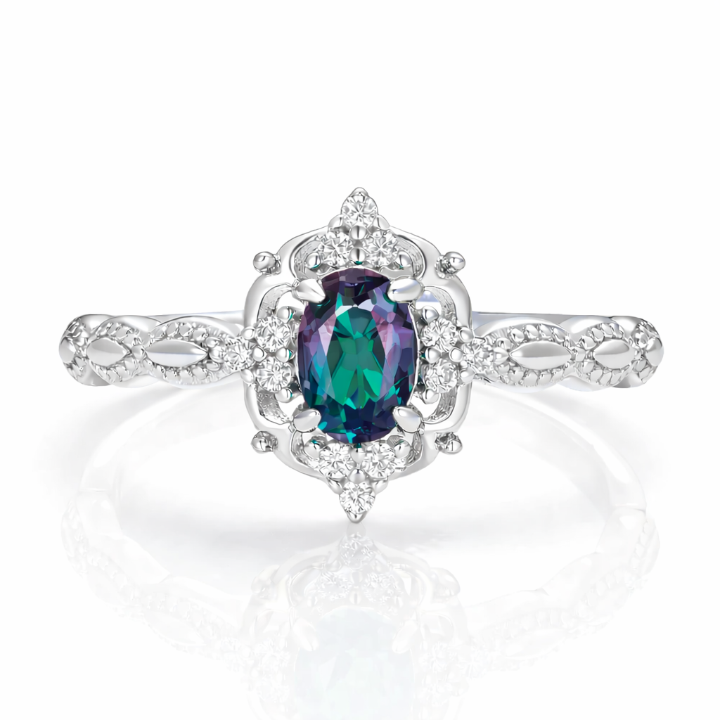 Fia Alexandrite Ring Sterling Silver