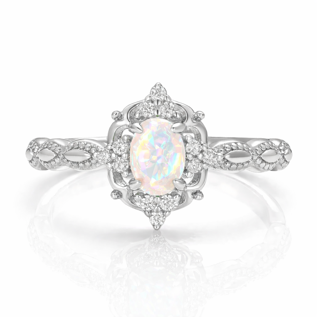 Fia Opal Ring Gold