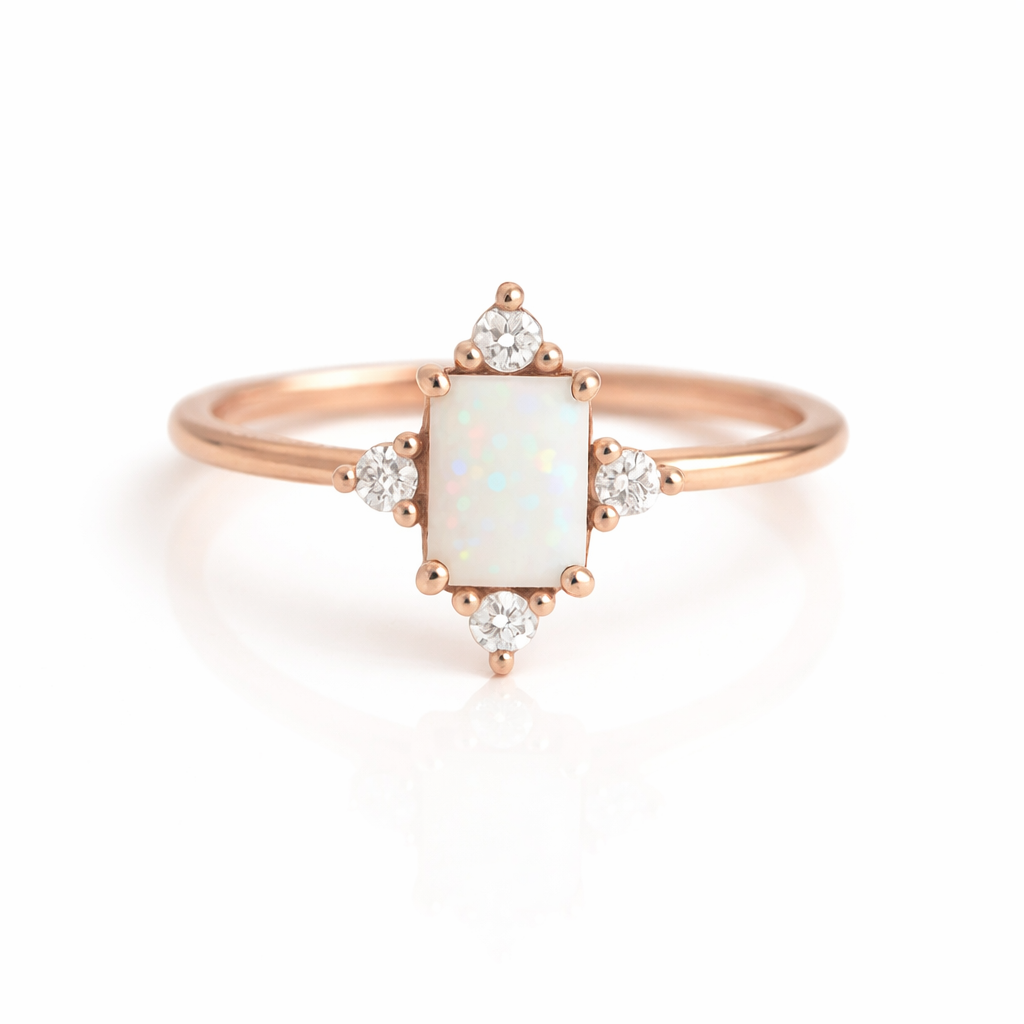 Sia Emerald Ring Gold