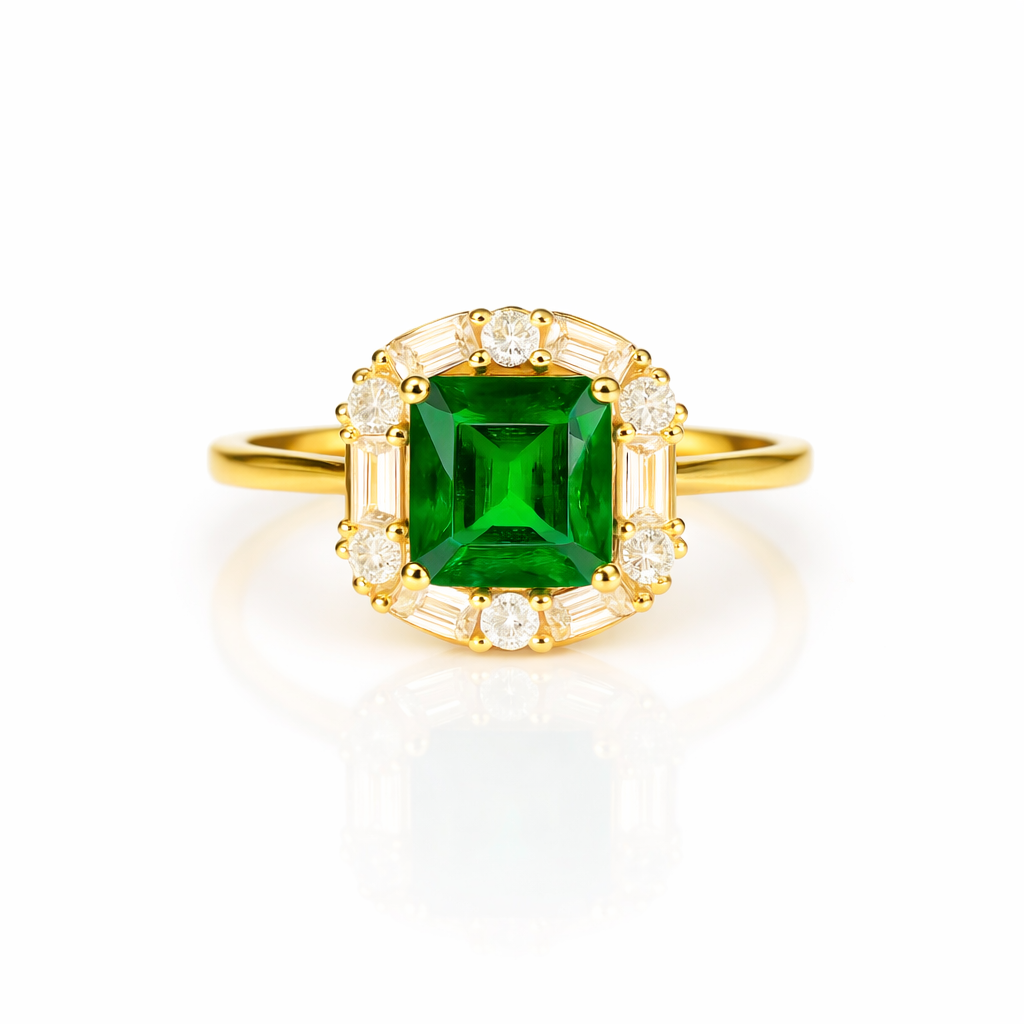 Fae Emerald Ring