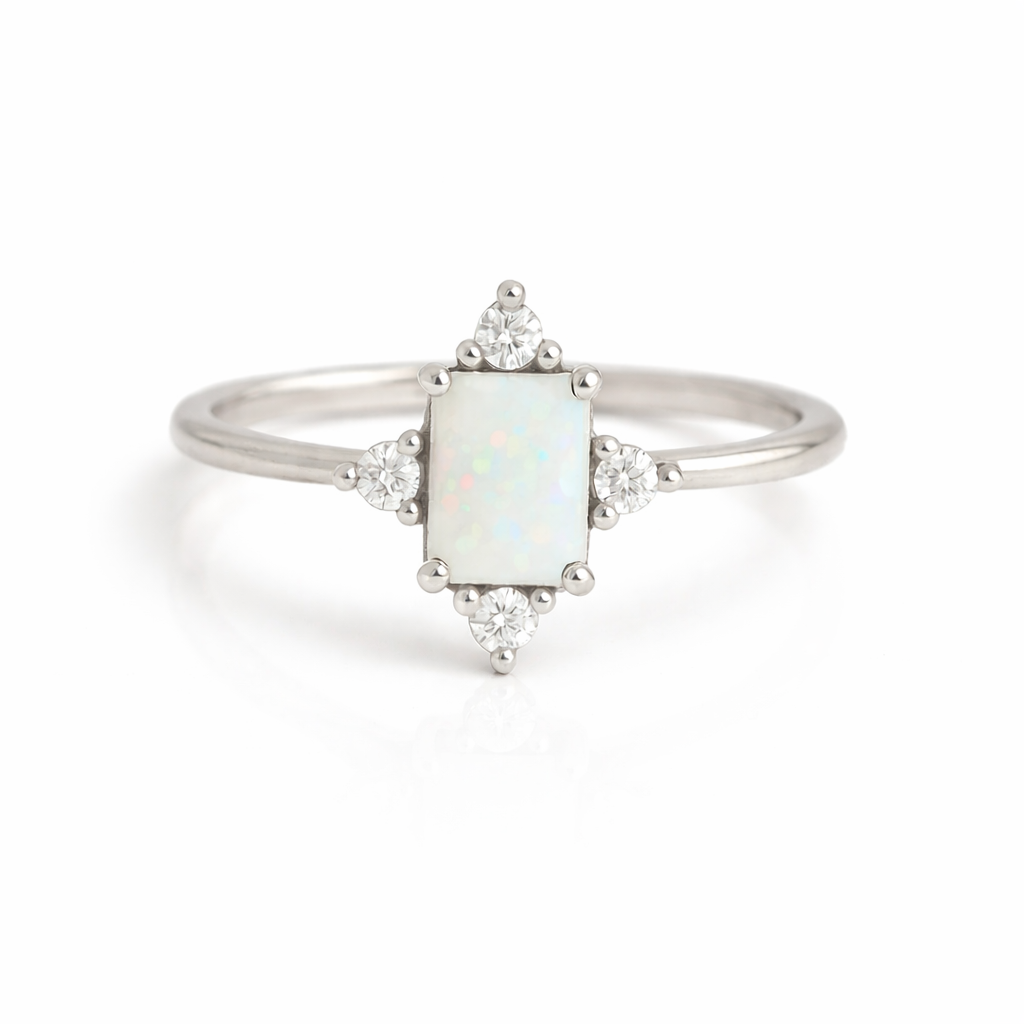 Sia Emerald Ring Gold