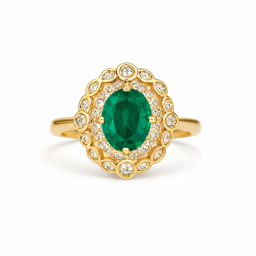 Ana Emerald Ring