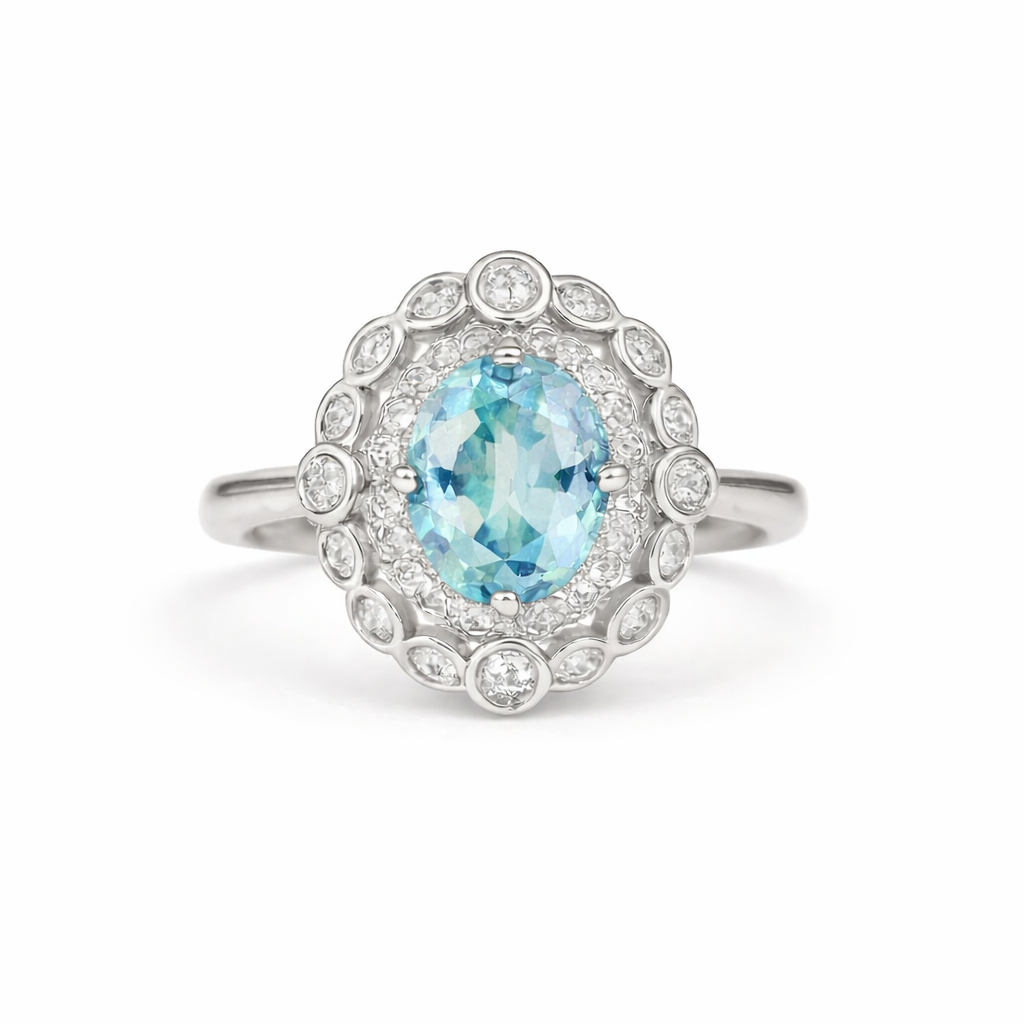 Ana Aquamarine Ring