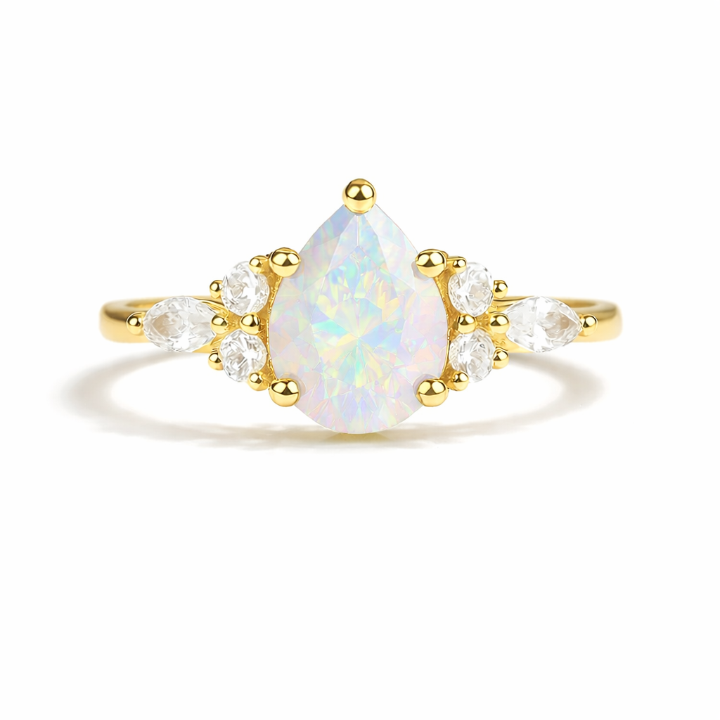 Nyx Opal Ring Sterling Silver