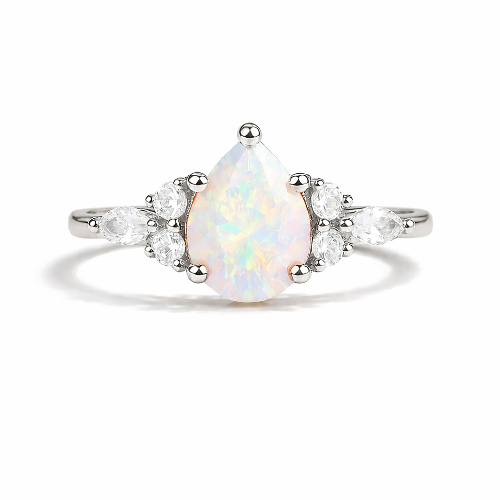 Nyx Opal Ring Sterling Silver