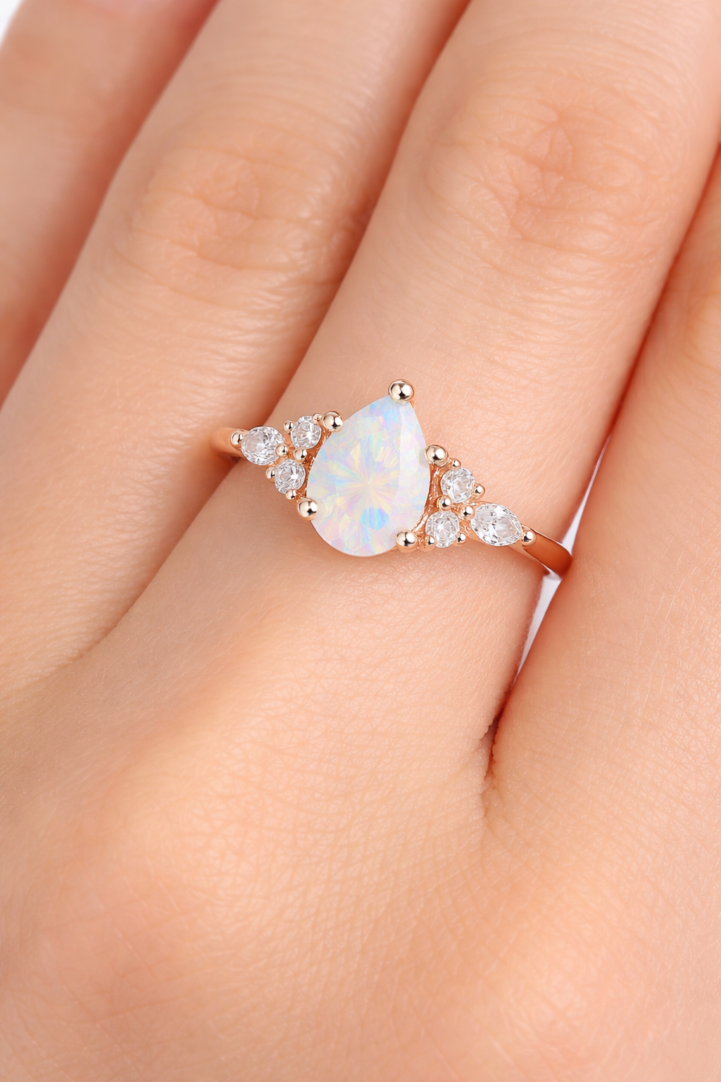 Nyx Opal Ring Sterling Silver