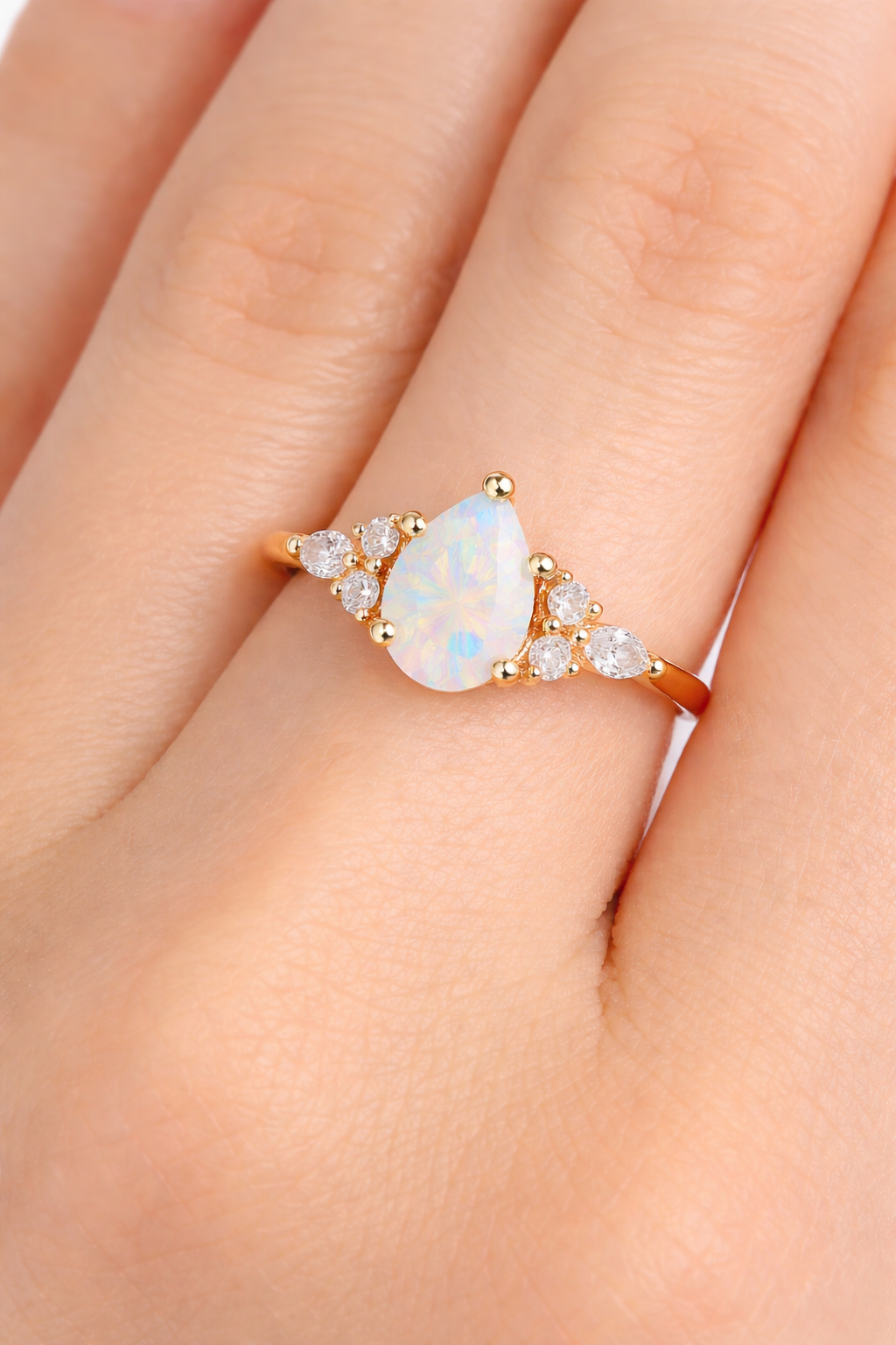 Nyx Opal Ring Sterling Silver