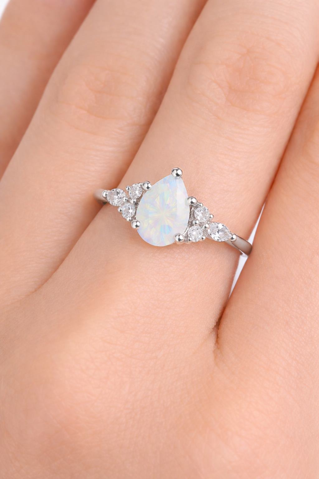 Nyx Opal Ring Sterling Silver