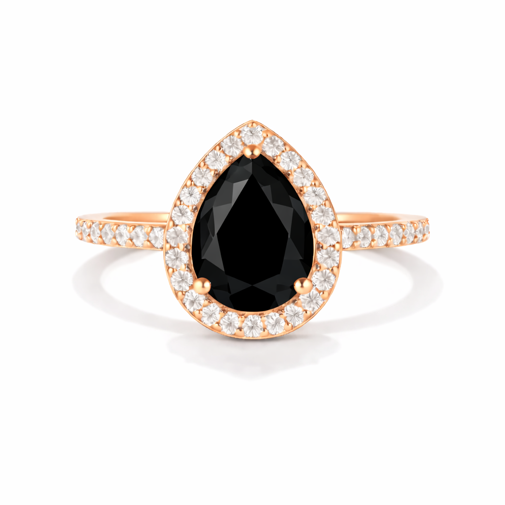 Nia Black Onyx Ring