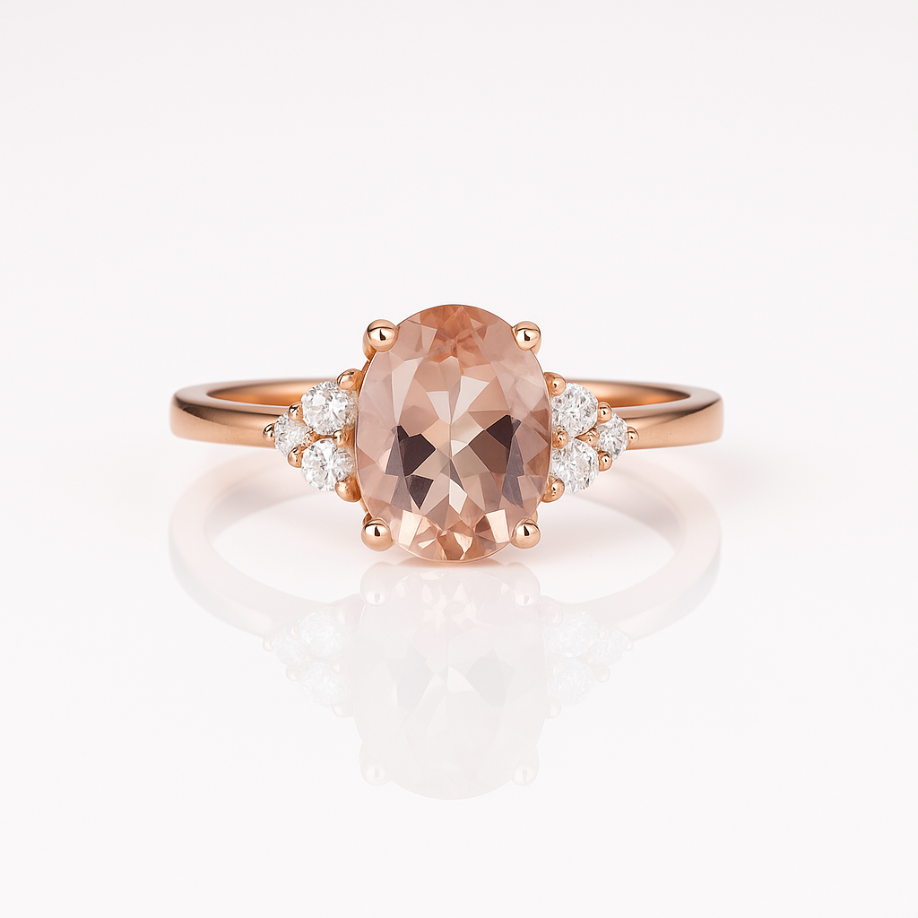 Tya Morganite Ring
