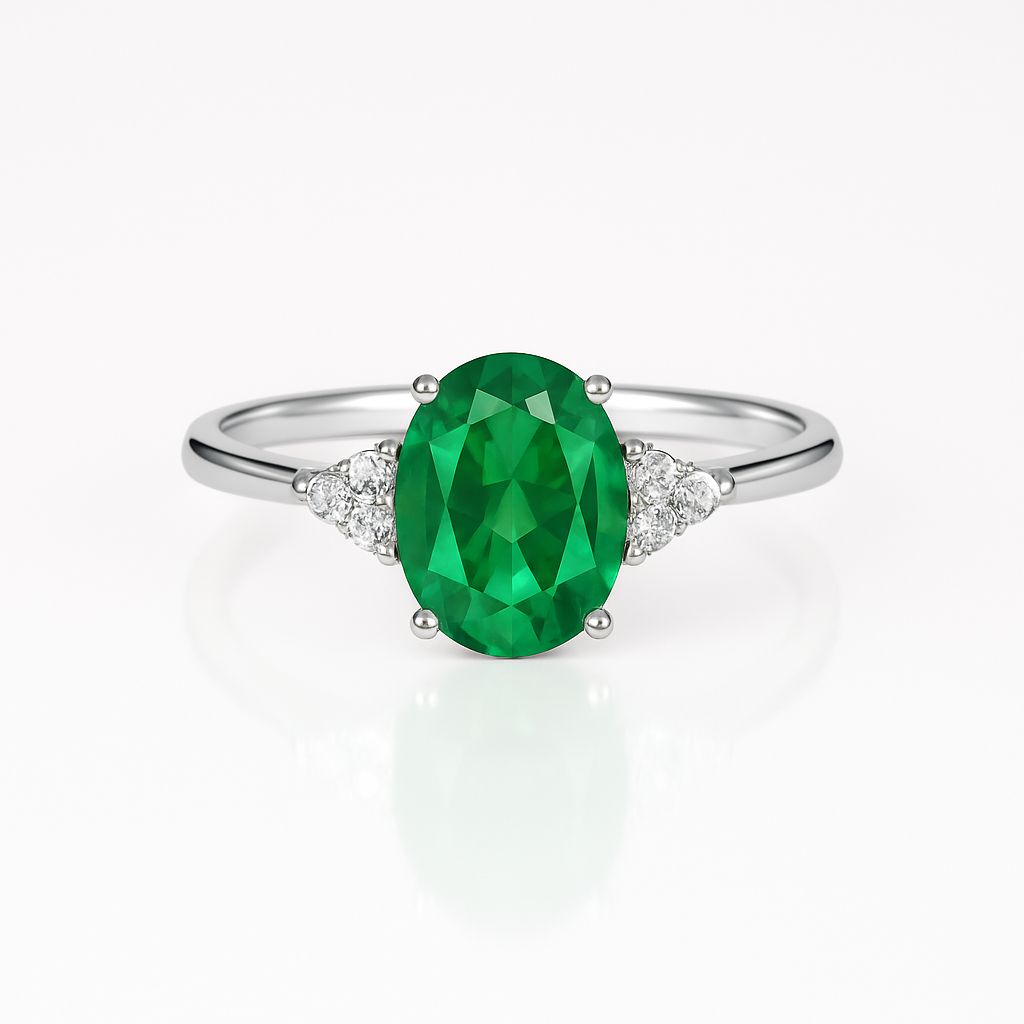 Tya Emerald Ring