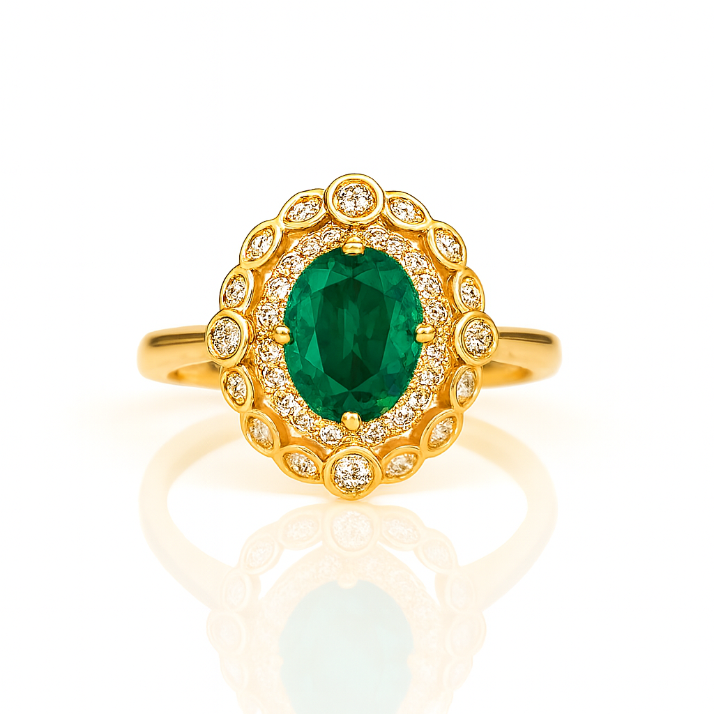 Ana Emerald Ring