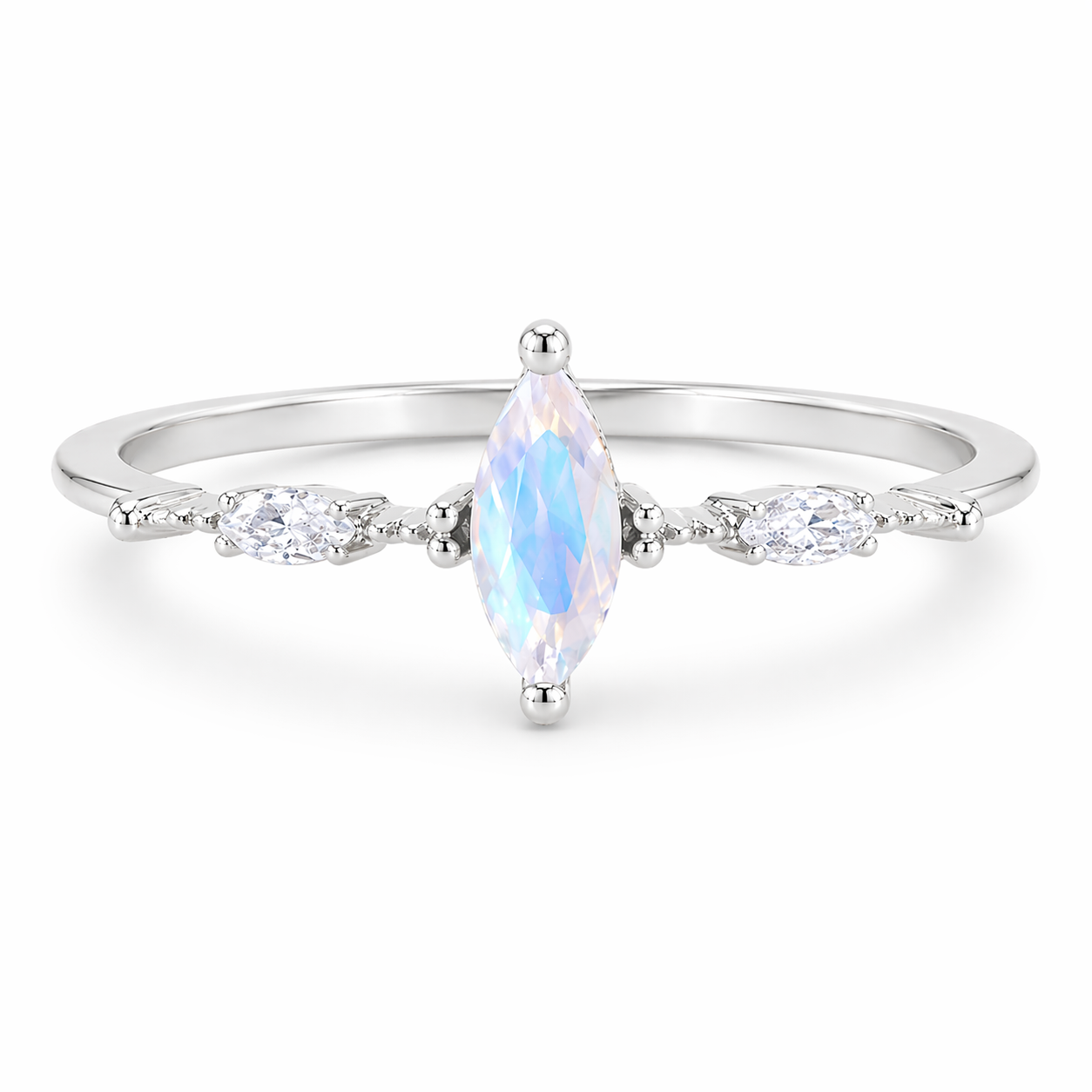 Aya Moonstone Ring Gold