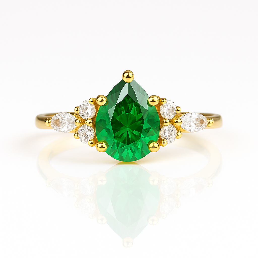 Nyx Emerald Ring by Kherish