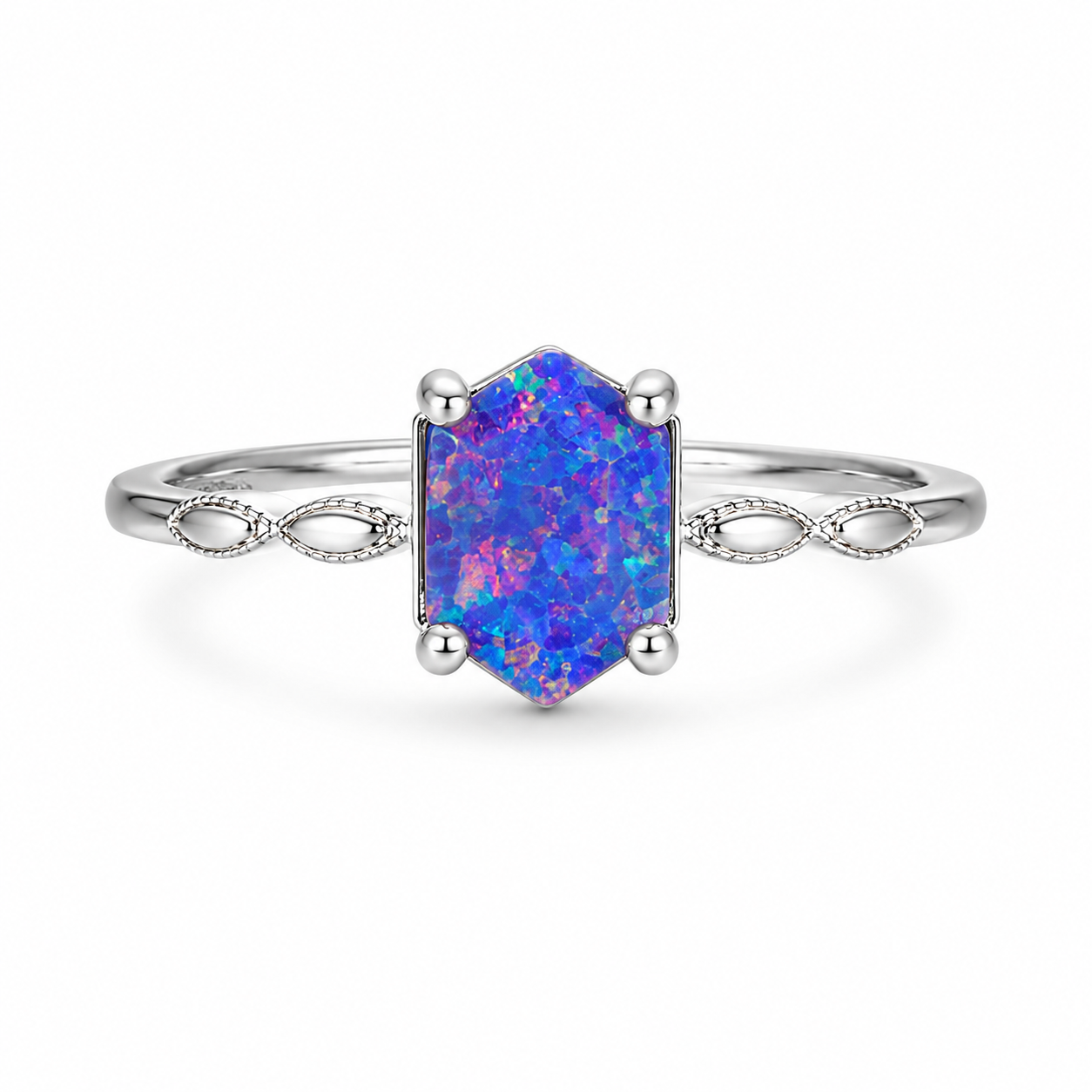 Iza Royal Fire Opal Ring
