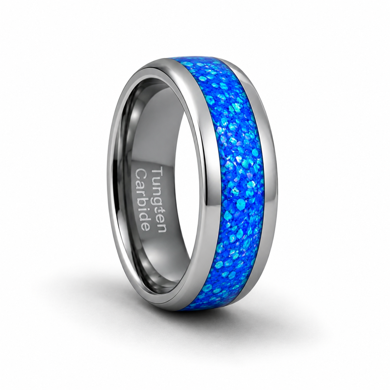 Sam Nebula Men's Wedding Band