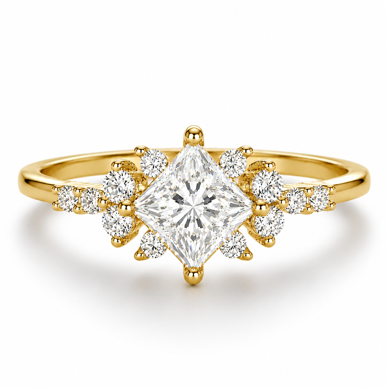 Kia Crystal Ring Gold