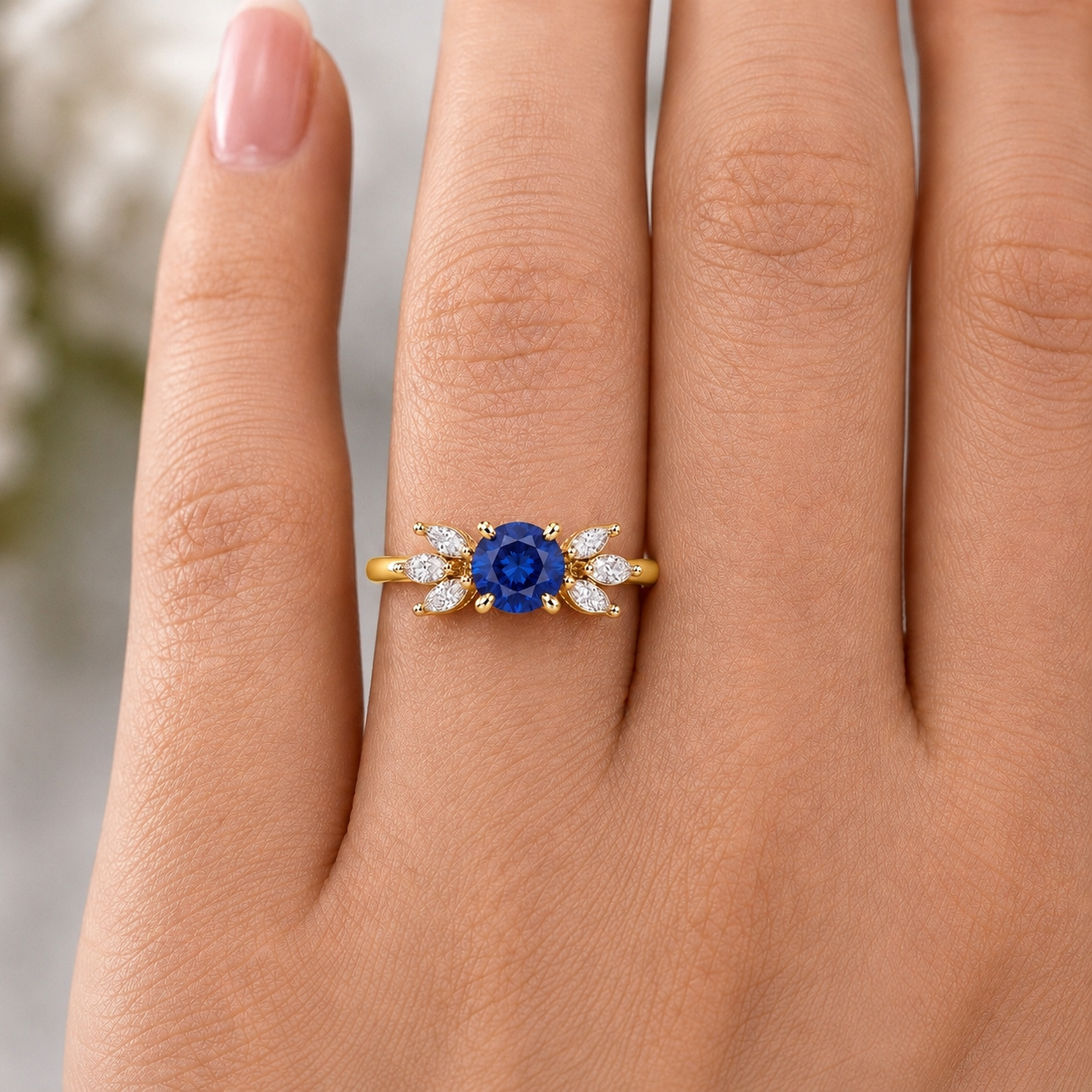 Ada Alexandrite Ring Gold