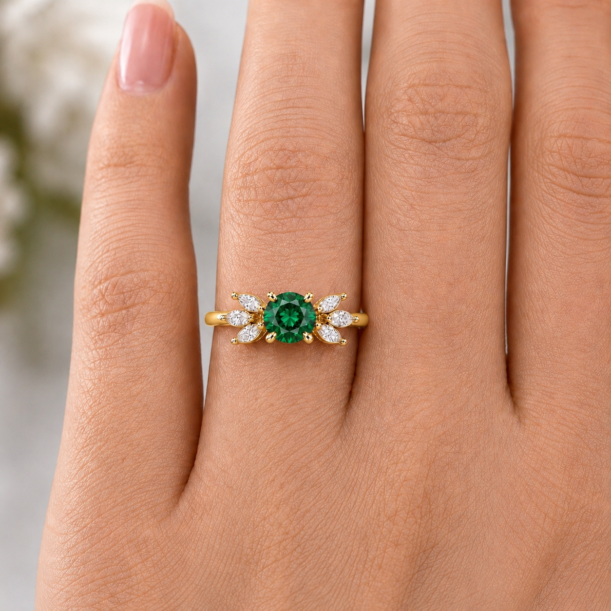Ada Alexandrite Ring Gold