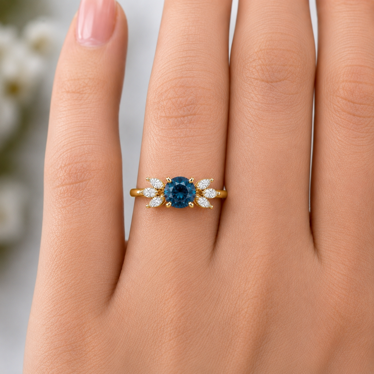 Ada Alexandrite Ring Gold