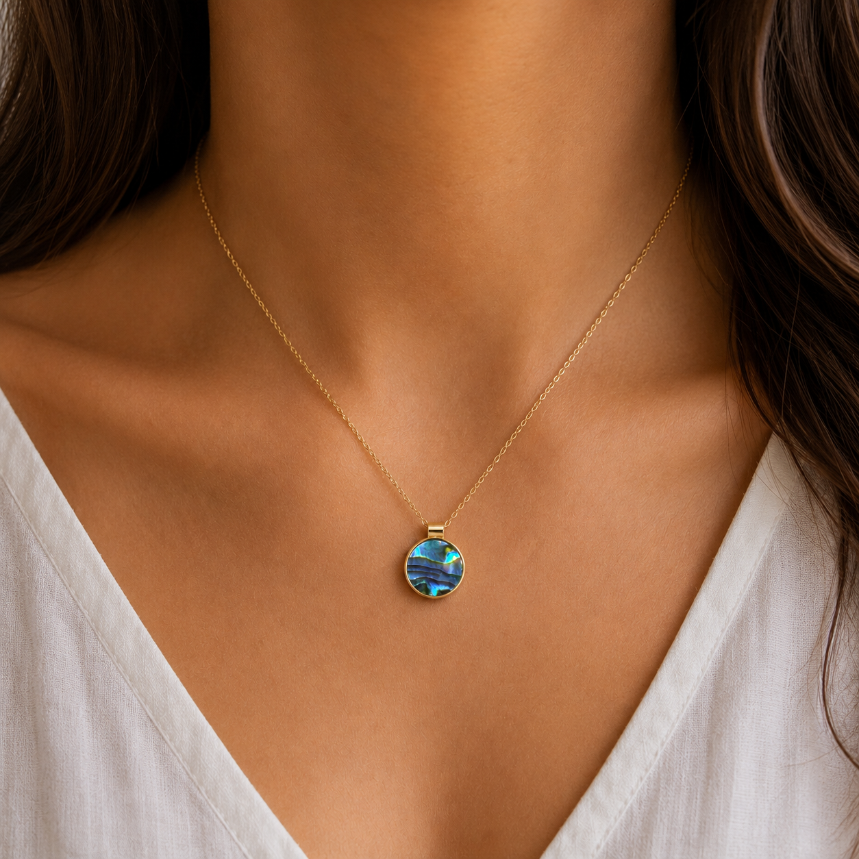 Gisele Abalone Shell Necklace