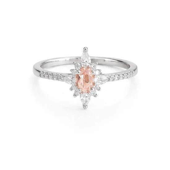Morganite ring