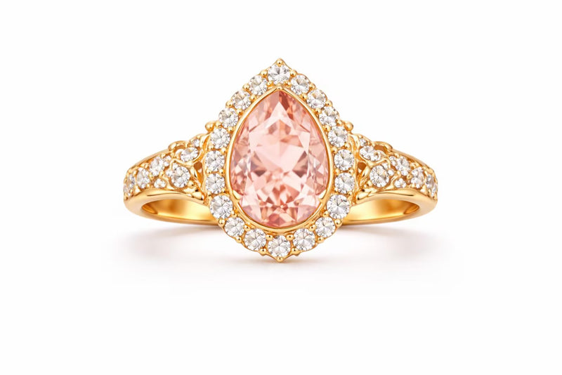 Morganite ring