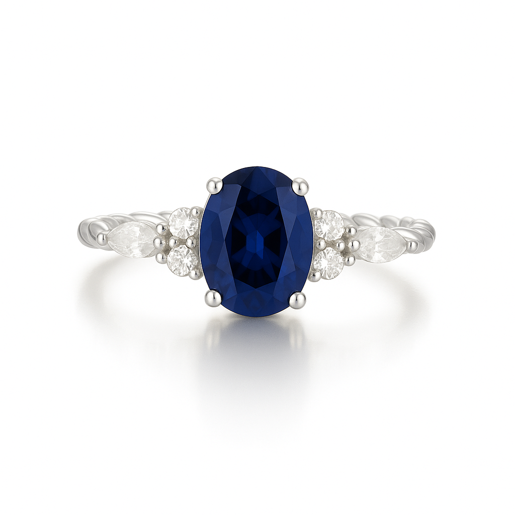 Fig Sapphire Ring Gold