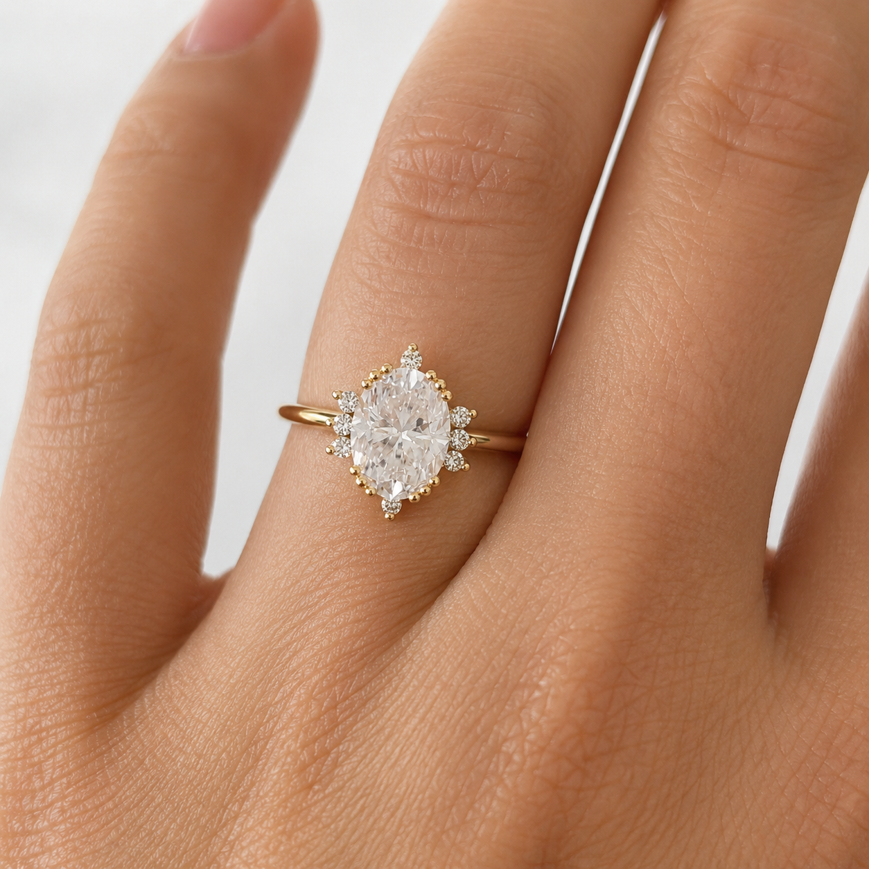 Erica Moissanite Ring